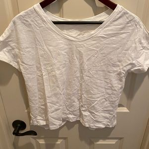 Open back crop top
